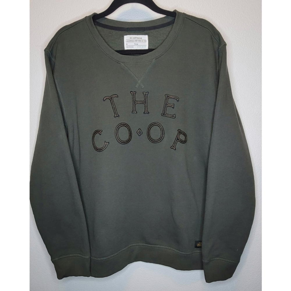 REI "THE CO•OP" Limited Edition 80th Anniversary Sweatshirt - 8Mens Large